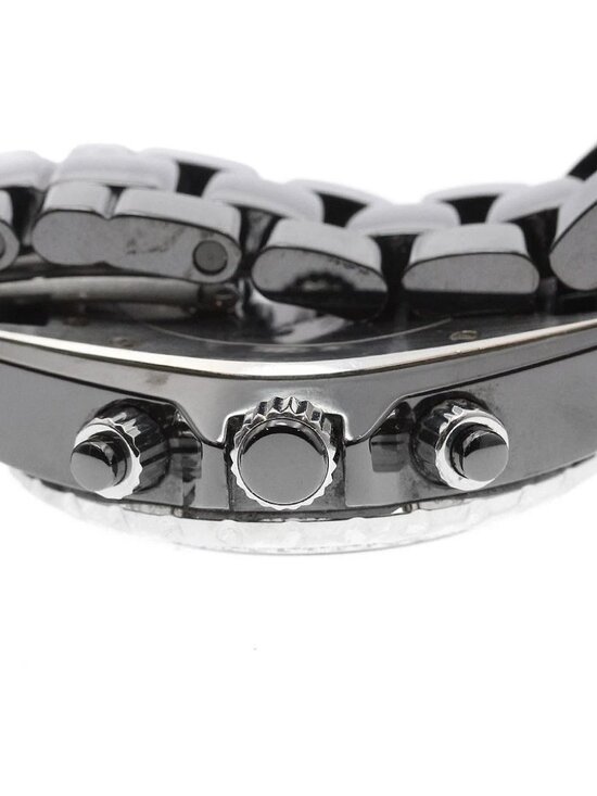 CHANEL J12 Chronograph double diamond bezel Automatic Men\'s Watch_902281